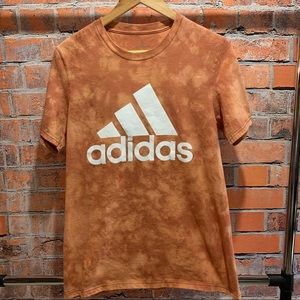 Custom made adidas acid wash tee